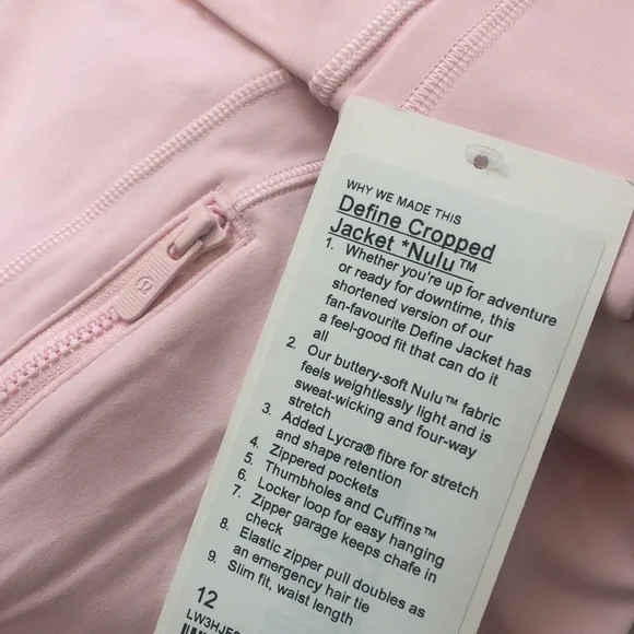Lululemon Define Cropped Nulu Jacket - Picture 12 of 16